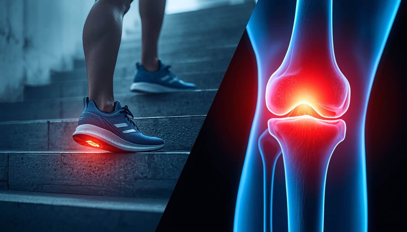 Dor no Joelho ao Subir Escadas Pisada Errada